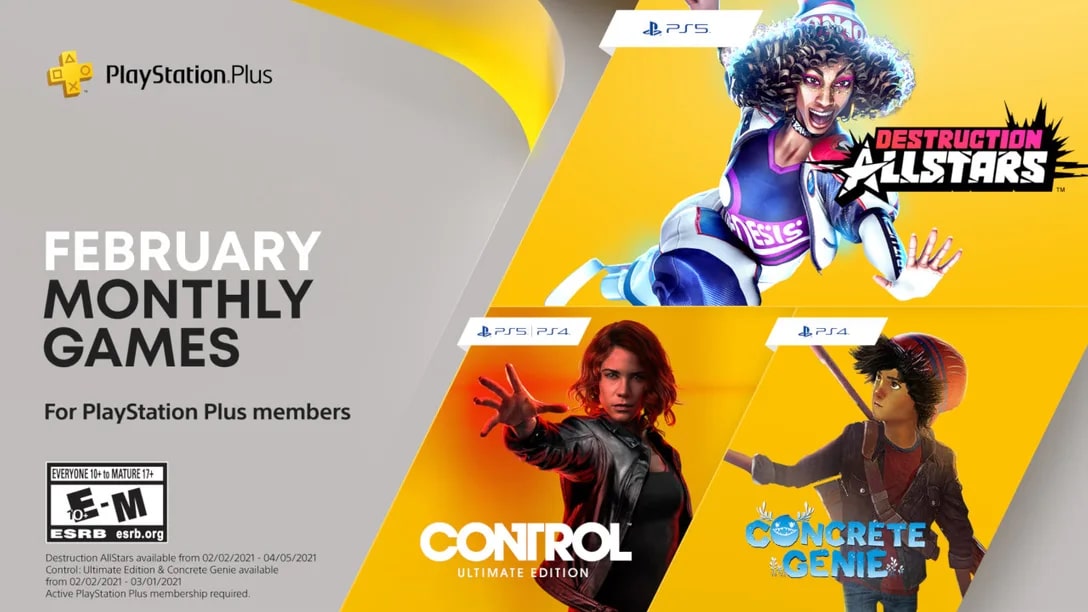 PlayStation Plus games February 2021